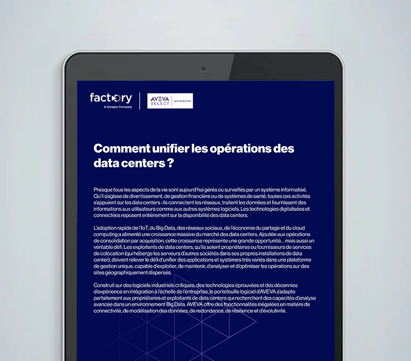 data center mockup tablette